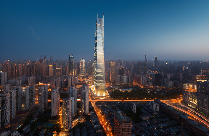 城镇内高楼大厦车水马龙实拍摄影图,高清,摄影图,摄影图片,图片大全,摄影图免费下载